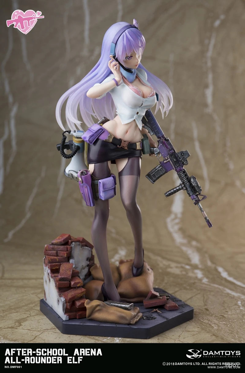 21Cm Sexy Gril Anime Figure After-School Arena - First Shot: All-Rounder ELF Action Figure Hentai Figures Adult Collection Model