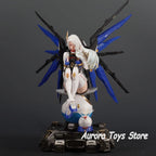 36Cm Anime Figure Mobile Suit Girl Figure GUNDAM Girl Figure Action Figures Pvc Statue Collection Model Toys Gifts