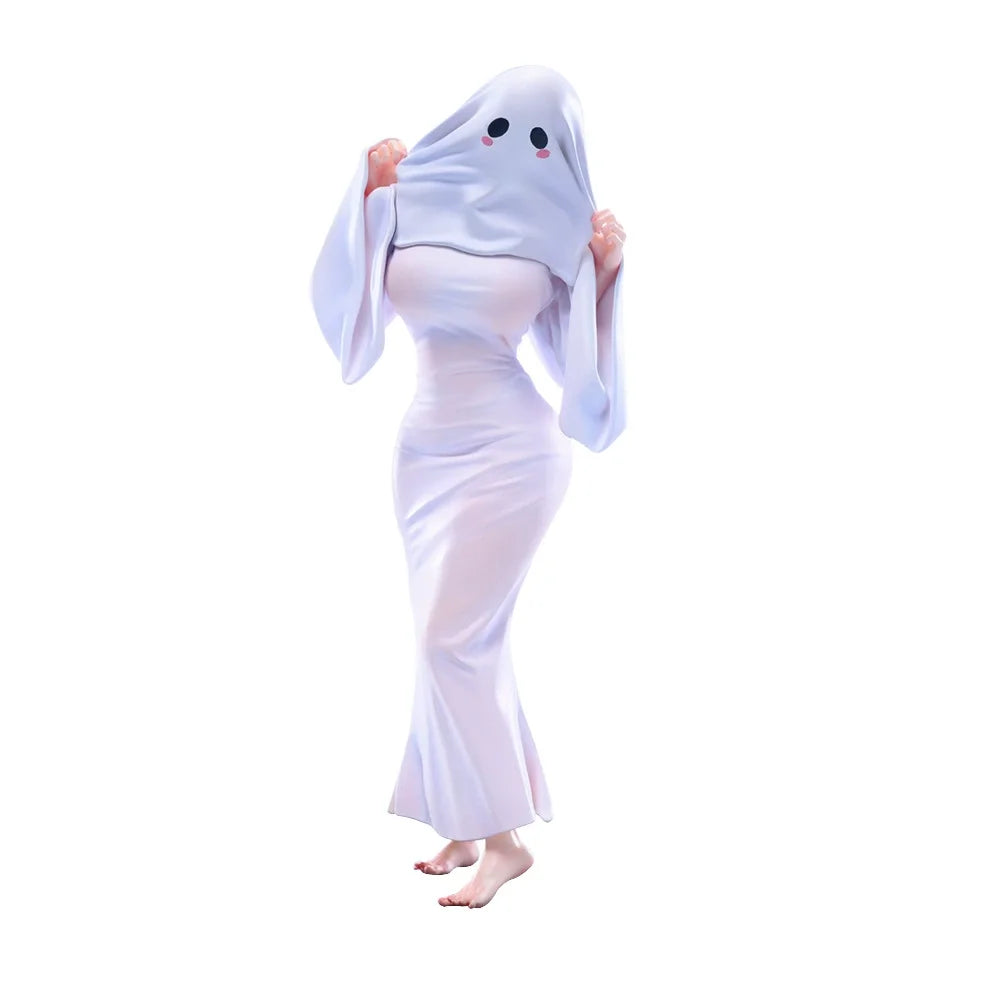 21Cm Chiyu Sexy Anime Figure Ghost Girl Mrs. Apricot Action Figure Sexy Anime Girl Figure Adult Collectible Model Doll Toys Gift