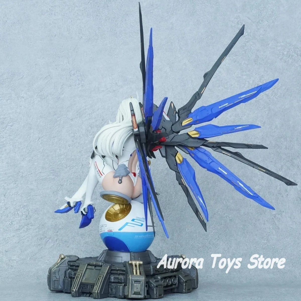 36Cm Anime Figure Mobile Suit Girl Figure GUNDAM Girl Figure Action Figures Pvc Statue Collection Model Toys Gifts