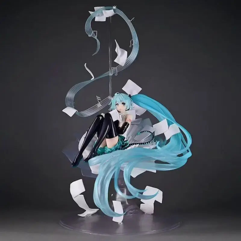 35Cm Anime Doll Hatsune Miku Action Figures Japanese Model Decoration Anime GK Beautiful Girl Sculpture Peripheral Gifts Toy