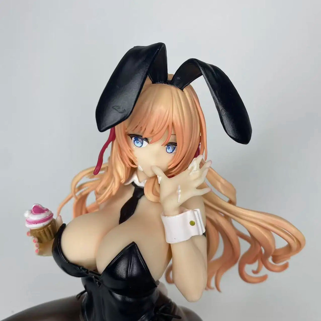 Anime Ice Cream Bunny Girl Sauce 1/6 Scale Domestic Animation Hand Model Beautiful Girl Statue Decorative Collectible
