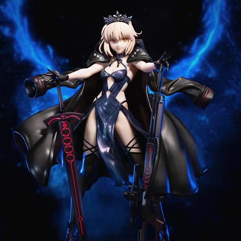 25Cm Action Figures Fate Figures Saber Figures Saber Alter Stay Night Figurine Pvc Models Game Statue Collection Toys Kids Gifts
