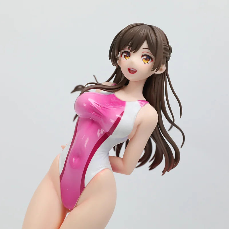 25Cmrent a Girlfriend Qianhe Mizuhara Swimwear Anime Figure Kanojo Okarishimasu Ichinose Action Figure Model Sexy Action Figures