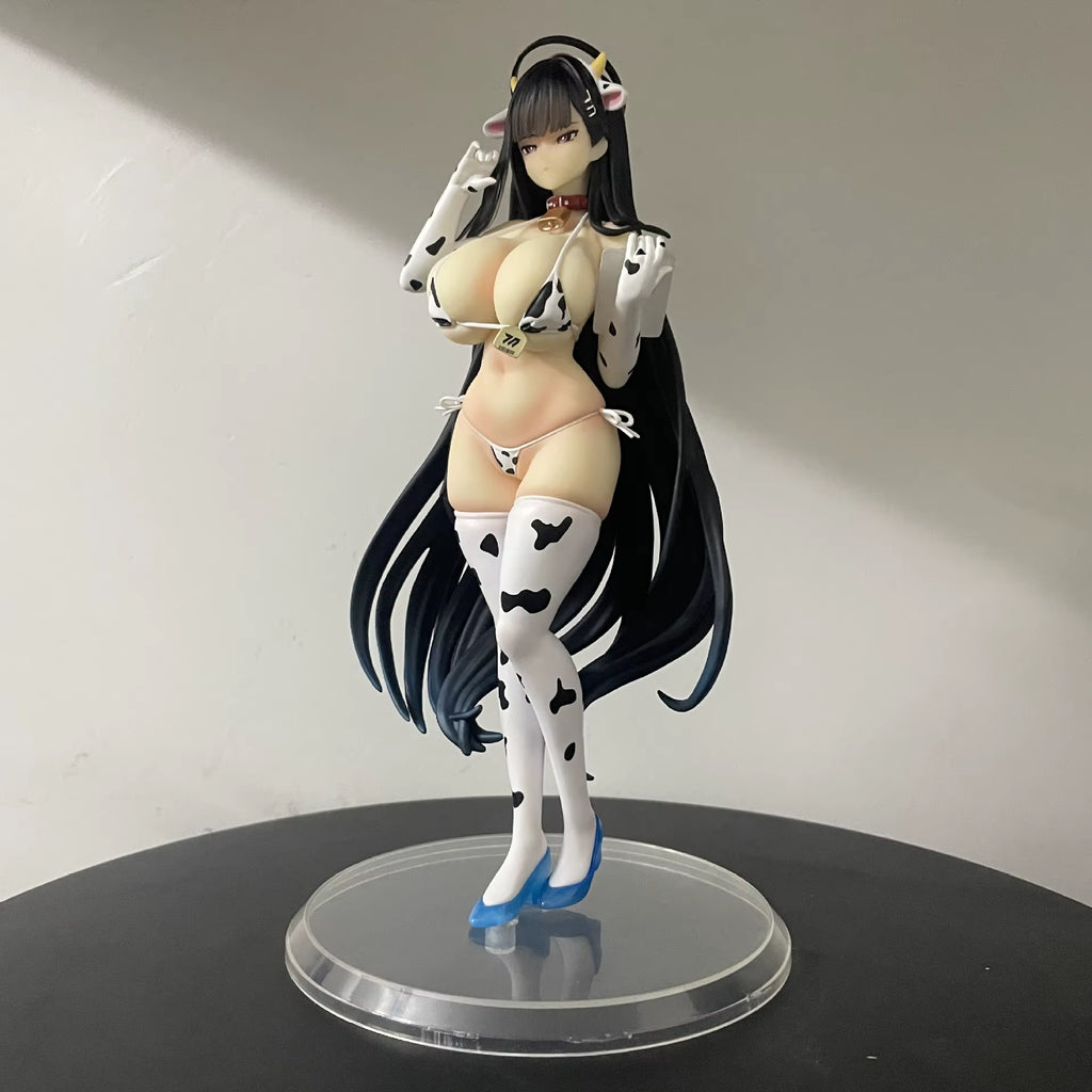 New Cow Girl Sexy Anime Bishoujo Figure Trendy Desktop Ornament Gift GK Model Statue