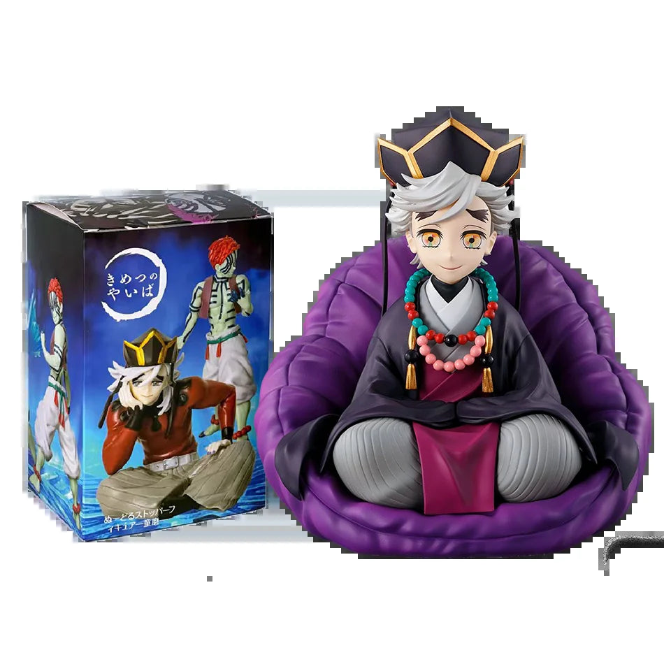 2 Kinds Anime Demon Slayer Douma Premium Chokonose Noodle Stopper Anime Figure Action Figures Collection PVC Model Toys