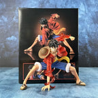 Anime Figures One Piece Monkey D. Luffy 18Cm Luffy Figures Battle Style Action Collection PVC Model Doll Toys Kid Birthday Gifts
