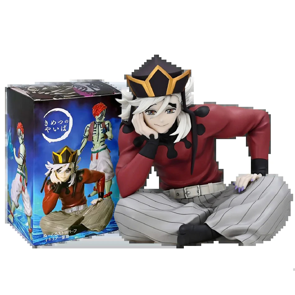 2 Kinds Anime Demon Slayer Douma Premium Chokonose Noodle Stopper Anime Figure Action Figures Collection PVC Model Toys
