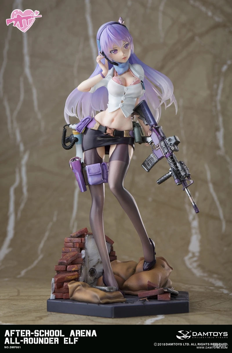 21Cm Sexy Gril Anime Figure After-School Arena - First Shot: All-Rounder ELF Action Figure Hentai Figures Adult Collection Model