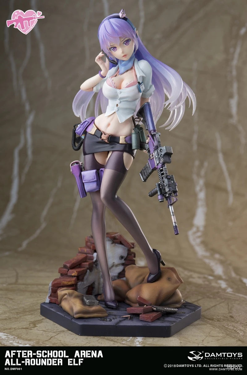 21Cm Sexy Gril Anime Figure After-School Arena - First Shot: All-Rounder ELF Action Figure Hentai Figures Adult Collection Model