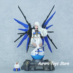 36Cm Anime Figure Mobile Suit Girl Figure GUNDAM Girl Figure Action Figures Pvc Statue Collection Model Toys Gifts