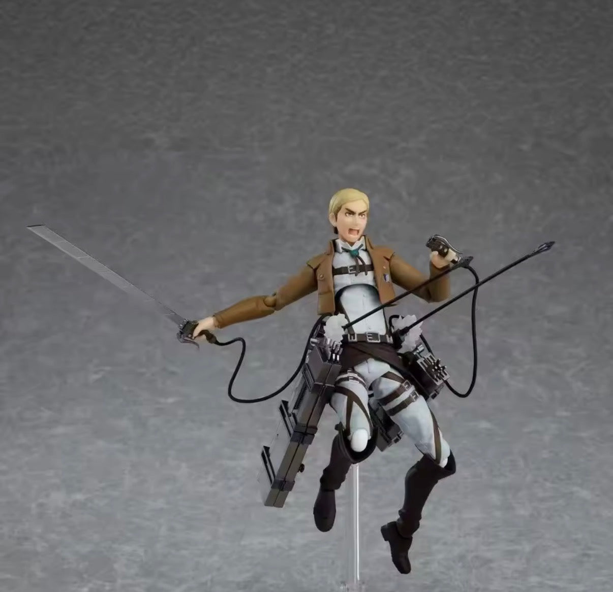 In Stock Figma 446 Max Factory Attack on Titan Commander Erwin Erwin Smith Anime Action Figures Anime Action Figures Toys