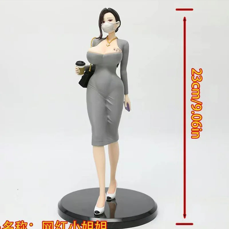 Dongtan Style Anime Figure Sexy Girls Figures Pvc Pring Statue Room Decoration Doll Collection Model Toy Adults Birthday Gifts