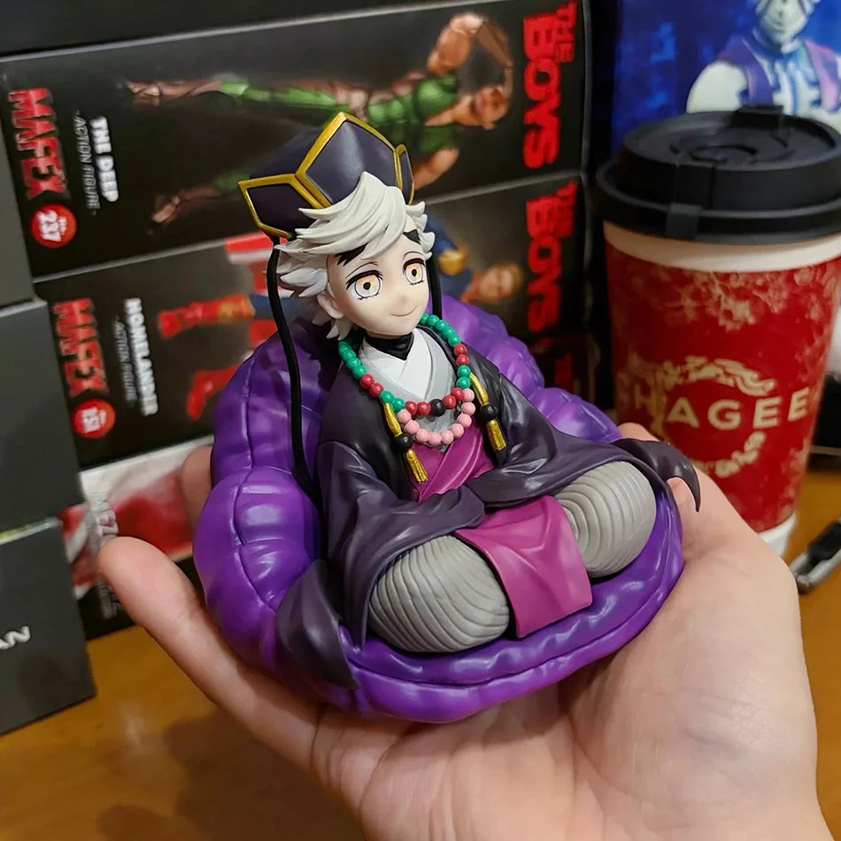 2 Kinds Anime Demon Slayer Douma Premium Chokonose Noodle Stopper Anime Figure Action Figures Collection PVC Model Toys
