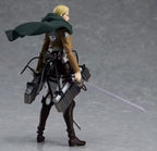 In Stock Figma 446 Max Factory Attack on Titan Commander Erwin Erwin Smith Anime Action Figures Anime Action Figures Toys