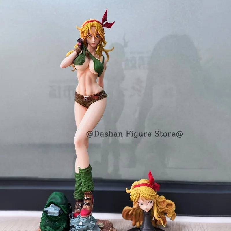 Dragon Ball Z Figurine Lunch Action Figure 3 Heads Toys 30Cm PVC Anime Collection Ranchi Lunch Figures Statue Model Doll Gifts