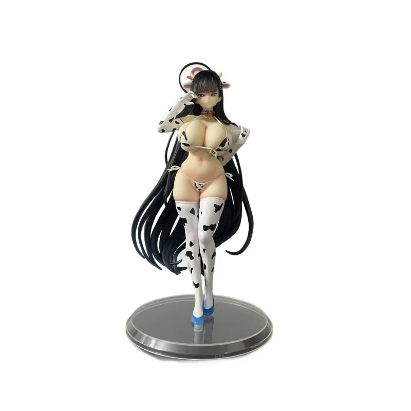 New Cow Girl Sexy Anime Bishoujo Figure Trendy Desktop Ornament Gift GK Model Statue
