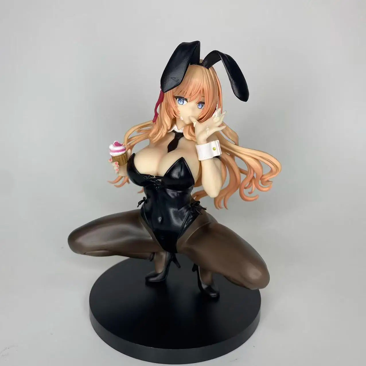 Anime Ice Cream Bunny Girl Sauce 1/6 Scale Domestic Animation Hand Model Beautiful Girl Statue Decorative Collectible