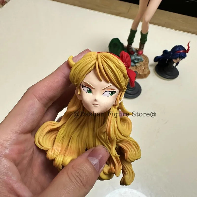 Dragon Ball Z Figurine Lunch Action Figure 3 Heads Toys 30Cm PVC Anime Collection Ranchi Lunch Figures Statue Model Doll Gifts