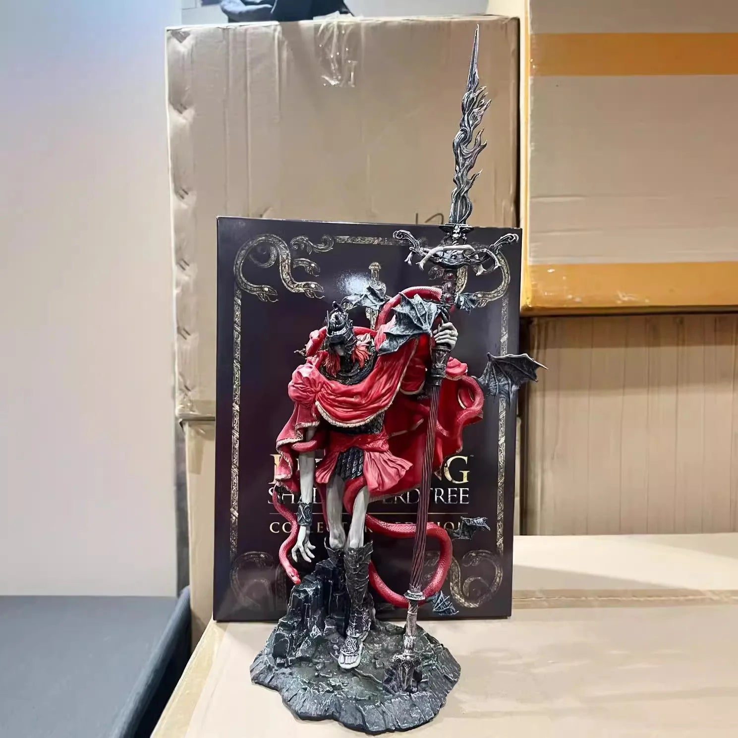 ELDEN RING Figures Shadow of the Erdtree Messmer Figures Action Anime Figurine PVC Statue Collection Model Decora Toy Gifts