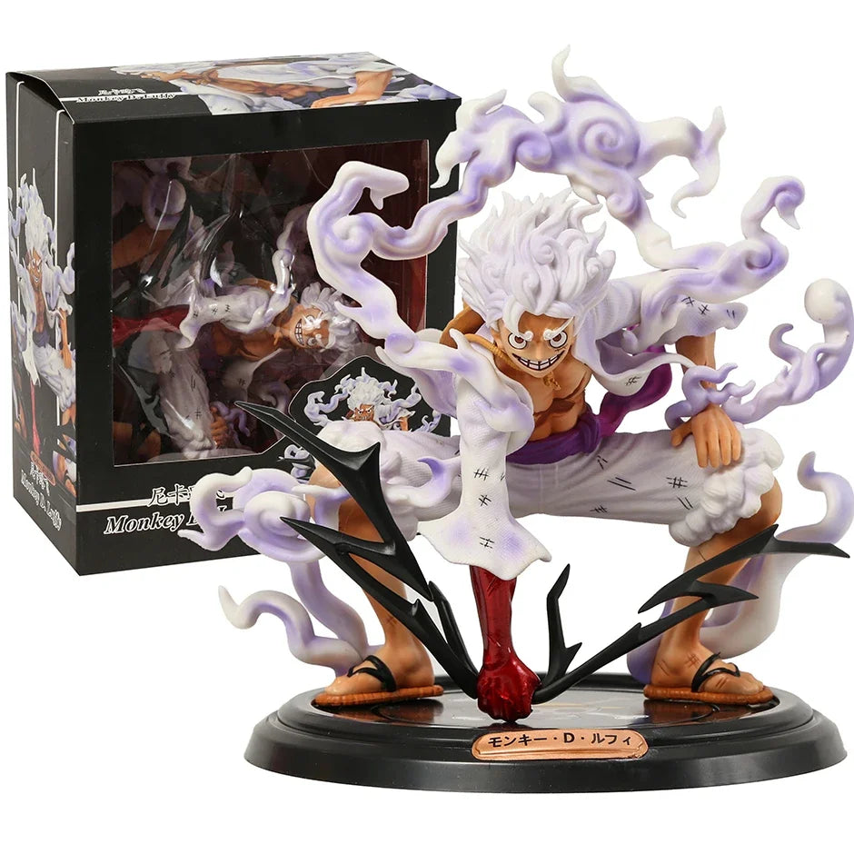 20Cm One Piece Gear Fifth 5 Sun God Nika Luffy Excellent Figure Anime Model Statue Toy Collectibles Gift