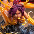 Hot 25Cm BLEACH Anime Figures Shihouin Yoruichi Figure PVC Statue Sexy Girl Model Desktop Collection Gifts Toys